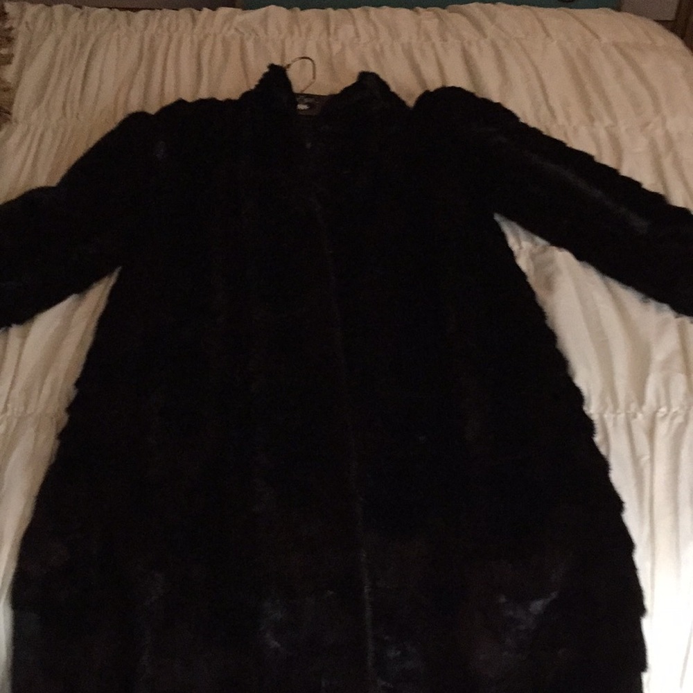 Vintage black mink coat